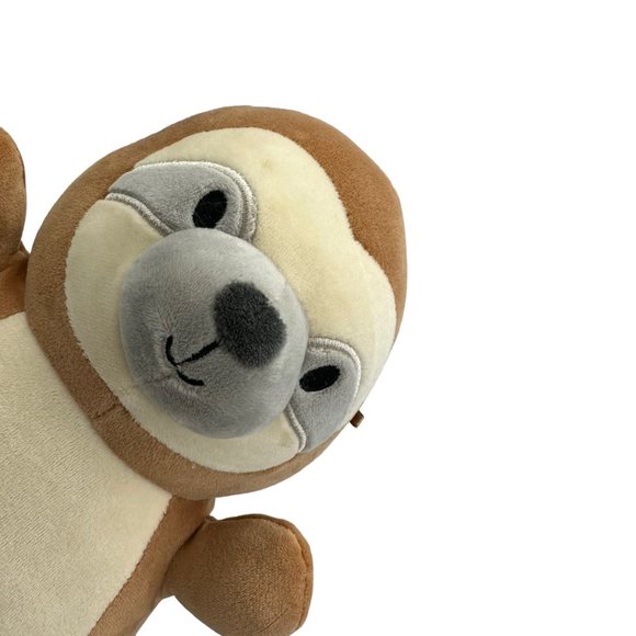 Squishmallows Hug Mees Sloth Kenneth Soft Stuffed Animal Brown Toy - Picture 1 of 8